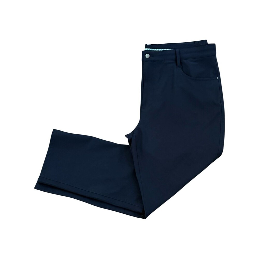 FootJoy FJ Mens Athletic Fit Navy Blue Stretch Performance Golf Pants. 40x30.